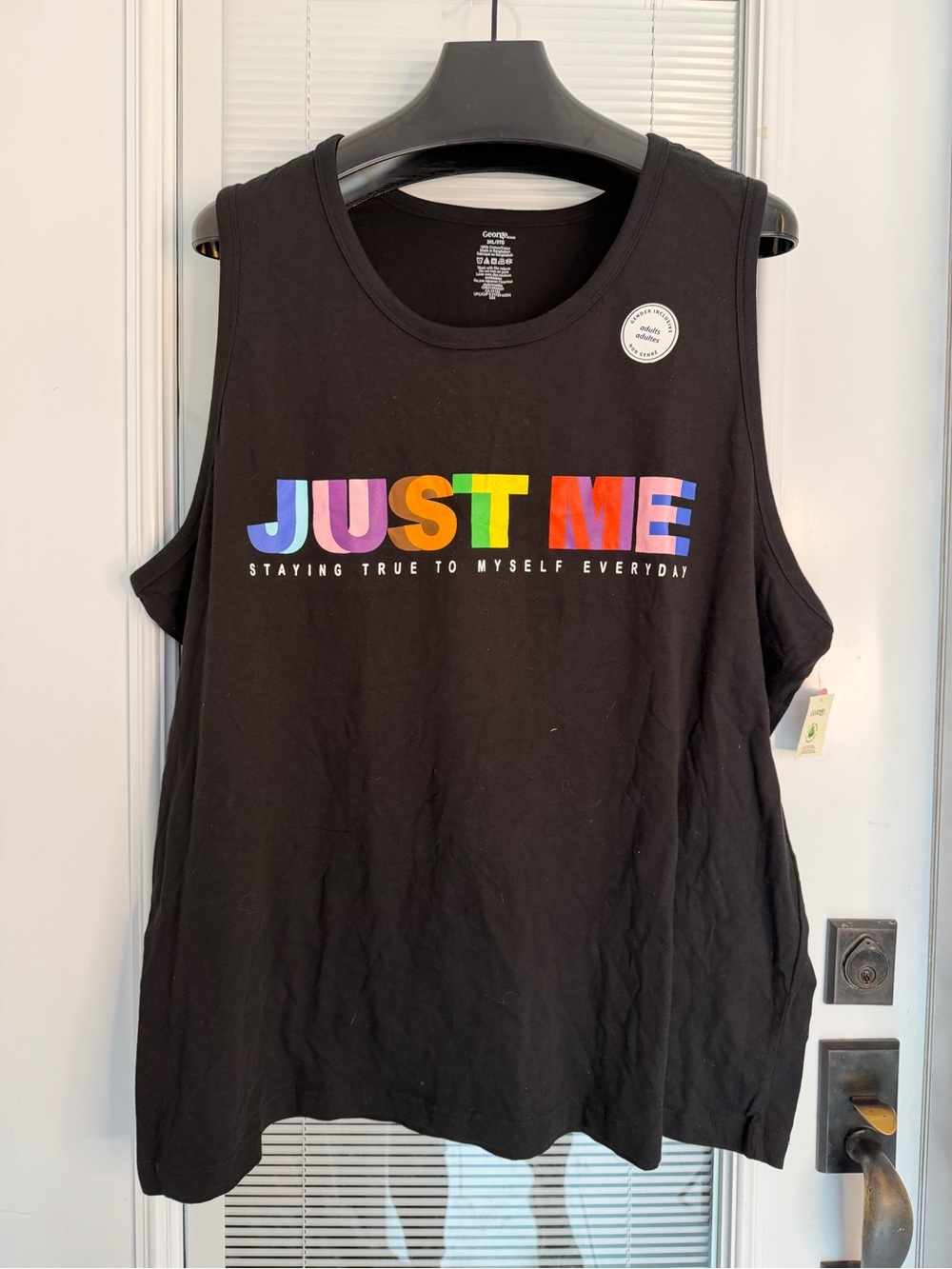 NWT PRIDE Rainbow Gender Inclusive Tank Top 3XL LGBTQ 100% Cotton Plus Size